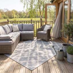 Ecology Outdoor Rug Grey - 400g - thumbnail 2