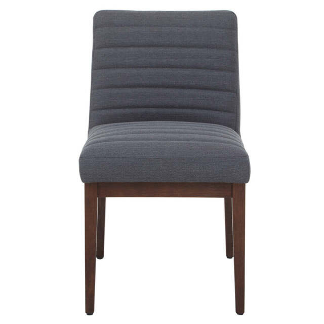 Brando Charcoal Grey Dining Chair with Oak Legs - image 1