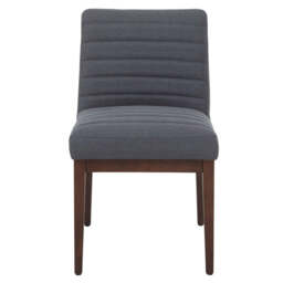 Brando Charcoal Grey Dining Chair with Oak Legs - thumbnail 1