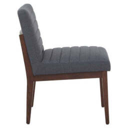 Brando Charcoal Grey Dining Chair with Oak Legs - thumbnail 4