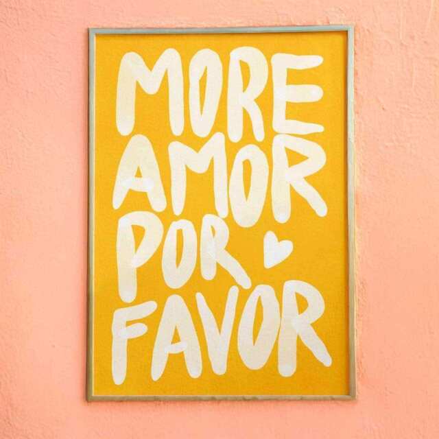 More Amor Por Favor Print (3 Colours) - image 1