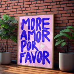 More Amor Por Favor Print (3 Colours) - thumbnail 2