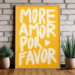 More Amor Por Favor Print (3 Colours) - thumbnail 4
