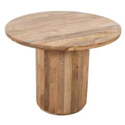 York Natural Solid Wood Round Dining Table - thumbnail 5
