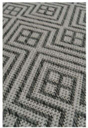 County Geo Grey Indoor/Outdoor Rug - 11344A - thumbnail 2