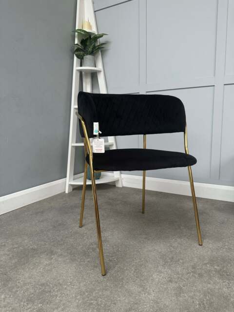 Atarah LUX Dining Chair - Black - image 1