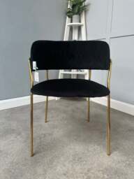 Atarah LUX Dining Chair - Black - thumbnail 2