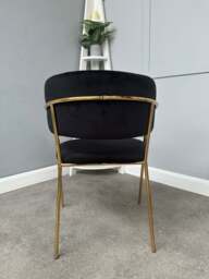Atarah LUX Dining Chair - Black - thumbnail 3