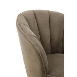 Regents Park Grey Velvet Chair with Channel Tufting - thumbnail 6