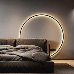 Minimalist LED Wall Ring Light - thumbnail 1