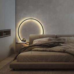 Minimalist LED Wall Ring Light - thumbnail 4