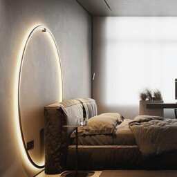 Minimalist LED Wall Ring Light - thumbnail 2