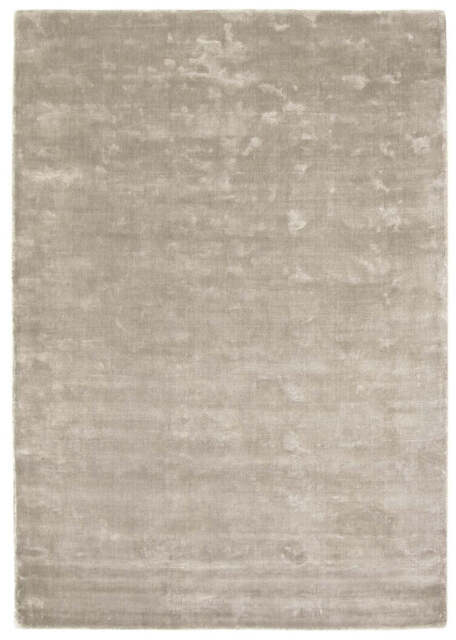 Karma Grey Solid Luxury Viscose Rug - 200X300 cm
