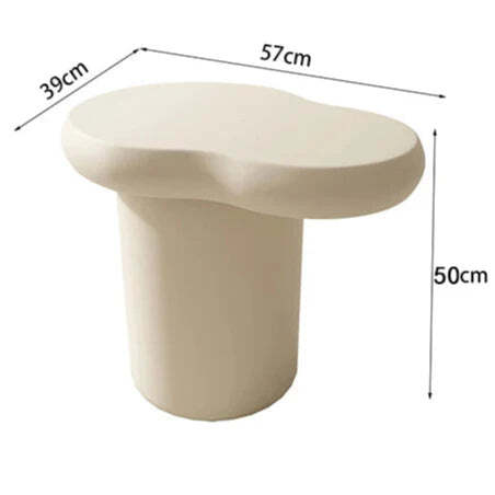 Kohee Coffee Table - Beige Side Table