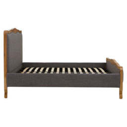 Grey Fabric Super Kingsize Bed - Parkside - thumbnail 3