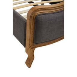 Grey Fabric Super Kingsize Bed - Parkside - thumbnail 6