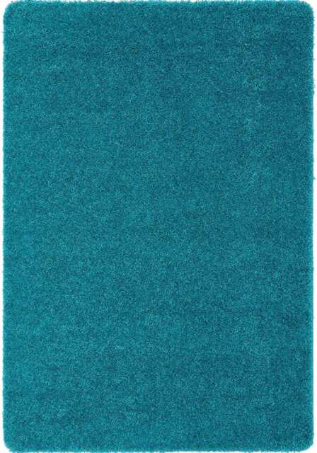 Washable Teal Shaggy Rug - 100X150 cm