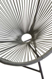 Grey 3 Piece Rattan Patio Set - Miami - thumbnail 5