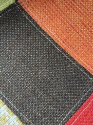 Patchwork Tub Chair with Armrests - Multicolored - thumbnail 5