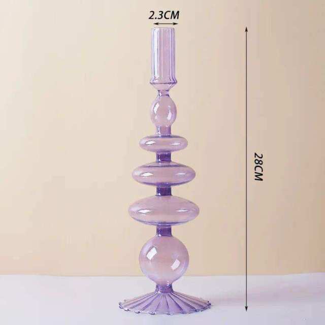 The Glass Candle Holder - 001-17