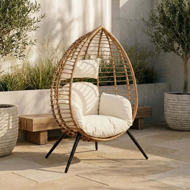 Natural Rattan Effect Chair - Goa - image 1
