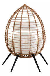 Natural Rattan Effect Chair - Goa - thumbnail 4