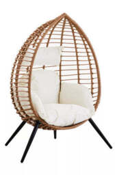 Natural Rattan Effect Chair - Goa - thumbnail 3
