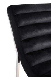 Vogue Midnight Velvet Curving Profile Lounge Chair - thumbnail 4
