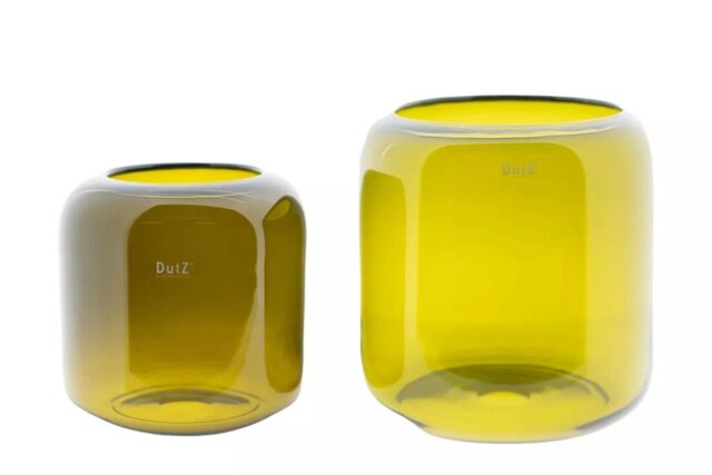 VASE MAZURKA - PETROL by DutZ - H26 D26cm
