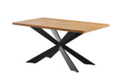 Oxford Duke LUX Dining Set, an Oak Table and Set of 6 Velvet Chairs - thumbnail 2