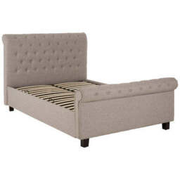 Light Grey Ottoman Double Bed - Orlando - thumbnail 6