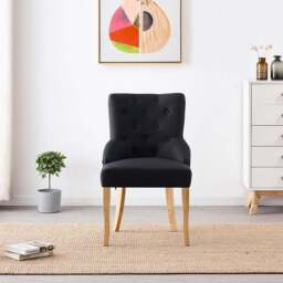 Kensington LUX dining chair - Black