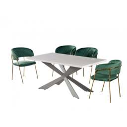 Atarah Duke LUX Dining Set - Green / Set of 4