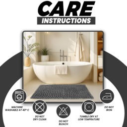 OLIVIA ROCCO Jumbo Loop Bath Mat Non Slip Water Absorbent Rug Easy-Care Hotel-Quality Textile - thumbnail 6