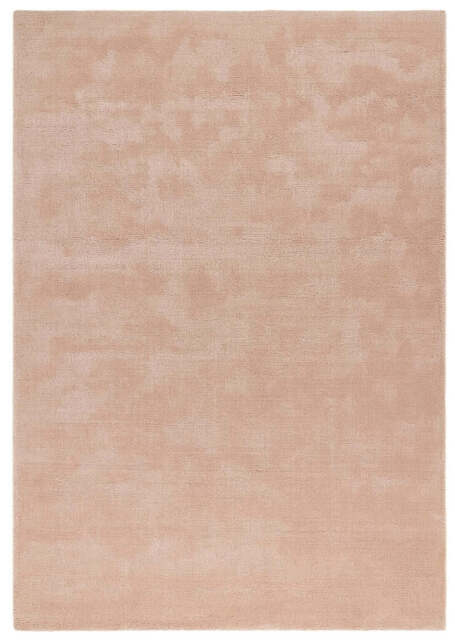 Hush Solid Coral Pink Luxury Rug - 120X170 cm