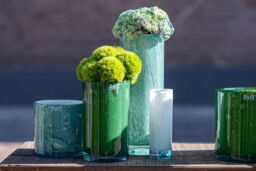 CYLINDER Vase - GREEN WHITE Colour by DutZ - thumbnail 6