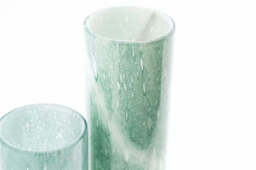 CYLINDER Vase - GREEN WHITE Colour by DutZ - thumbnail 4