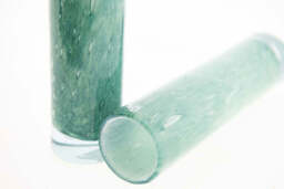 CYLINDER Vase - GREEN WHITE Colour by DutZ - thumbnail 3