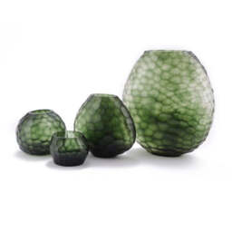HEMATITE CANDLEHOLDER - H9 D11 cm - STEELGREEN - thumbnail 4