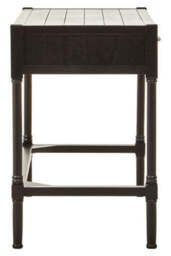 Two Drawer Black Finish Desk - Heritage - thumbnail 5