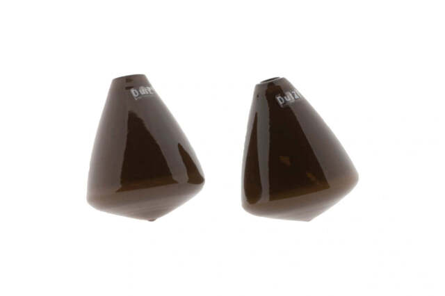 TUMBLING VASE - H12 D10 cm - BROWN - image 1