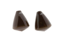 TUMBLING VASE - H12 D10 cm - BROWN - thumbnail 1