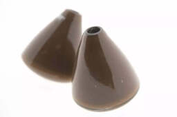 TUMBLING VASE - H12 D10 cm - BROWN - thumbnail 2