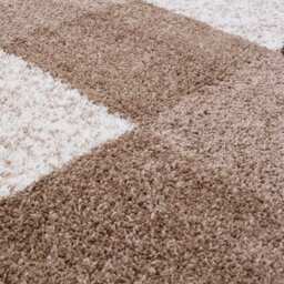Myshaggy Geometric Brown Rug - thumbnail 3