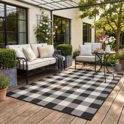 Ecology Outdoor Rug Black - 700BL - thumbnail 2
