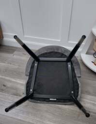 Milano Velvet Dining Chair - Grey - thumbnail 5