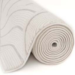 Carmel Cream-Grey Geometric Rug - 6070 - thumbnail 5