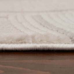 Carmel Cream-Grey Geometric Rug - 6070 - thumbnail 4