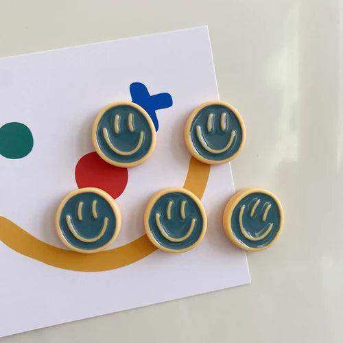 Smiling Glow Fridge Magnet Pack - 5pcs Blue