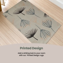 OLIVIA ROCCO Printed Rug Nina Design Colour Non-Slip Modern Floor Rug For Living Room - thumbnail 6